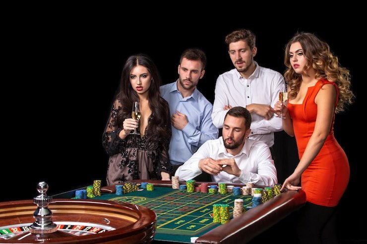 Antarmuka permainan slot Microgaming dengan kontrol taruhan dan payline